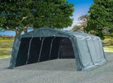 Removable Livestock Tent PVC 550 g/m 3.3x6.4 m Dark Green 3055649