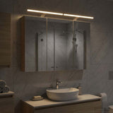 Bathroom Mirror Cabinet Sonoma Oak 100 x 14.5 x 70 cm 889129