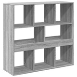 Room Divider Grey Sonoma 100x33x94.5 cm Engineered Wood 3309515
