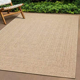 ZNTS Rug ZIZUR 80x200 cm Jute Look Indoor and Outdoor 4006151
