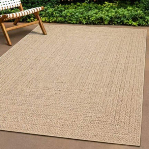 ZNTS Rug ZIZUR 80x200 cm Jute Look Indoor and Outdoor 4006151