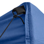 Professional Folding Party Tent with 4 Sidewalls 2x2 m Steel Blue 48879
