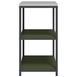 Kitchen Storage HATTEM Olive Green 90 x 50 x 92 cm Steel 874957
