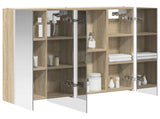 Bathroom Mirror Cabinet Sonoma Oak 83.5 x 15.5 x 70 cm 889265
