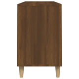Shoe Cabinet Brown Oak 102x36x60 cm Engineered Wood 819747