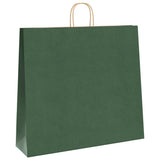 Paper Bags 250 pcs with Handles Green 54x15x49 cm 4101738