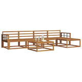Outdoor Sofa Set 6 pcs Natural Solid Acacia Wood 3367482