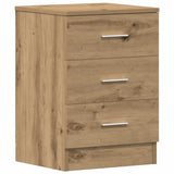 ZNTS Bedside Cabinet Artisan Oak 38x35x55 cm Engineered Wood 861126