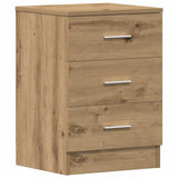 Bedside Cabinet Artisan Oak 38x35x55 cm Engineered Wood 861126