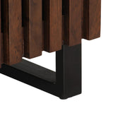 TV Cabinet Brown 100x34x46 cm Solid Wood Mango 377506
