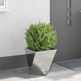 Planter Silver 40 x 40 x 40 cm Stainless Steel 883830