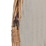 Firewood Basket with Handle 61.5x46.5x58 cm Brown Willow 286989