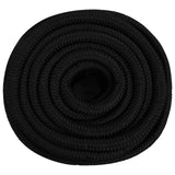 Multipurpose Utility Rope 20 mm 25 m Black Polyester 3473386