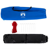 Beach Tent 3-Person Azure Blue Quick Release Waterproof 4005314