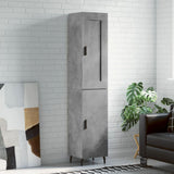 Highboard Concrete Grey 34,5x34x180 cm Engineered Wood 3200149