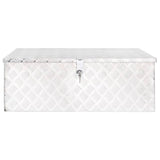Storage Box Silver 90x47x33.5 cm Aluminium 152254