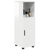 Bathroom Cabinet High Gloss White 30 x 35 x 95 cm 883318