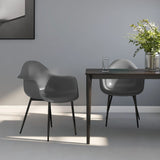 Dining Chairs 2 pcs Grey PP 338079