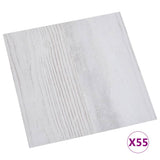 Self-adhesive Flooring Planks 55 pcs PVC 5.11 m Light Grey 324657