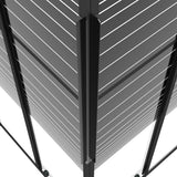 Stripe Shower Cabin ESG 80x80x180 cm Black 151849