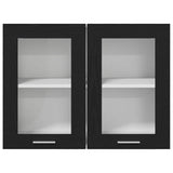 Hanging Cabinet Lyon Black Oak 80 x 31 x 60 cm Engineered Wood 863147