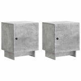 Bedside Cabinet 2 pcs Concrete Grey 43 x 34.5 x 50 cm 893882