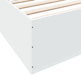Bed Frame without Mattress White 200x200 cm 3280986