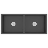 Handmade Kitchen Sink Black Stainless Steel 51525