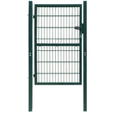 ZNTS 2D Fence Gate Green 106 x 210 cm 141751