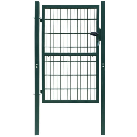 2D Fence Gate Green 106 x 210 cm 141751