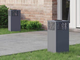 Solar LED Pathway Light 2 pcs Anthracite Cold Rolled Steel 879725