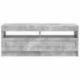 LED TV Cabinet Concrete Grey Engineered Wood 897868