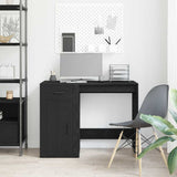 Desk with Drawer Black Oak 100 x 49 x 74 cm Engineered Wood 862804