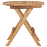 Folding Garden Table 50x50x50 cm Solid Teak Wood 315452