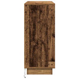 LED Sideboard Old Wood 90 x 32 x 75 cm Engineered Wood 869680
