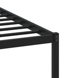 Metal Bed Frame without Mattress Sonoma Oak 200x200 cm 3301359