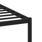 Metal Bed Frame without Mattress Sonoma Oak 150x200 cm King Size 4007718