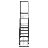 Plant Stand Black Powder-coated metal 94.5 cm x 25 cm x 92.5 cm 336114