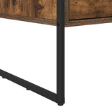 Coffee Table Smoke Oak 100 x 46 x 40 cm Engineered Wood 886446