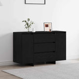 Sideboard Black Oak 120 x 41 x 75 cm Engineered Wood 3333915