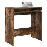 Desk with Drawer Smoked Oak 77.5 x 43 x 79 cm Engineered Wood 869518