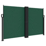 ZNTS Retractable Side Awning Dark Green 140x600 cm 4004620