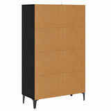 Highboard Black Oak 70 x 31 x 115 cm Engineered Wood 8009859