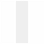 Book Cabinet/Room Divider White 80x30x103 cm Engineered wood 811700