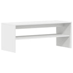 ZNTS TV Cabinet White 100x40x40 cm Engineered Wood 859118