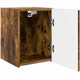 TV Wall Cabinet Wall-mounted 2 pcs Smoked Oak 30 x 31 x 40 cm 892260