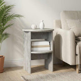Side Cabinet 2 pcs Concrete Grey 40 x 50 cm Engineered Wood 899823