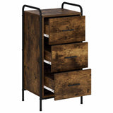 Sideboard Smoked Oak 40 x 33 x 80.5 cm Engineered Wood 8013790