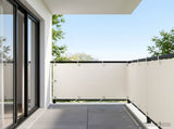 Balcony Privacy Screen 150 x 800 cm Polyester White 42036356
