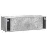 Wall-Mounted TV Cabinet 98 x 41 x 30 cm Concrete Grey 899208
